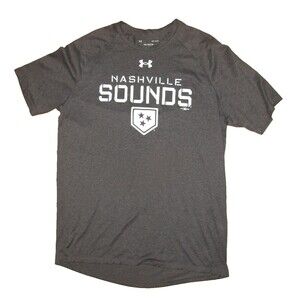 Under Armour The Tech Tee Gray T-shirt Men's Size M Nashville Sounds